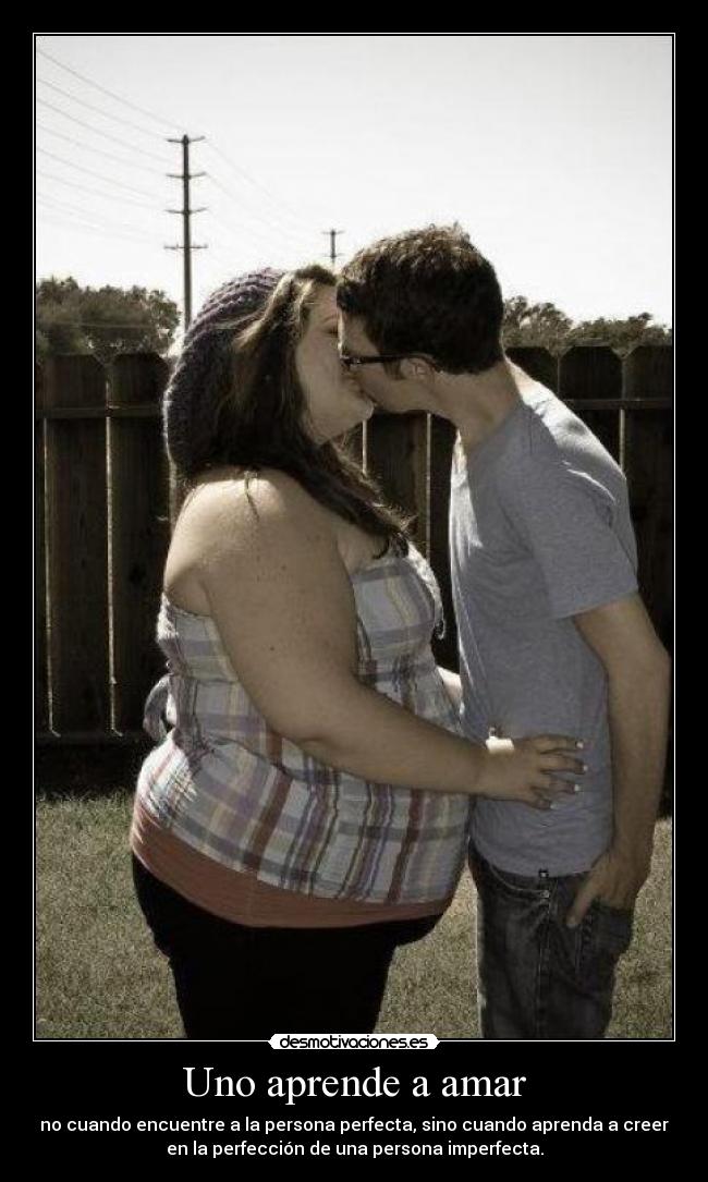 Uno aprende a amar -