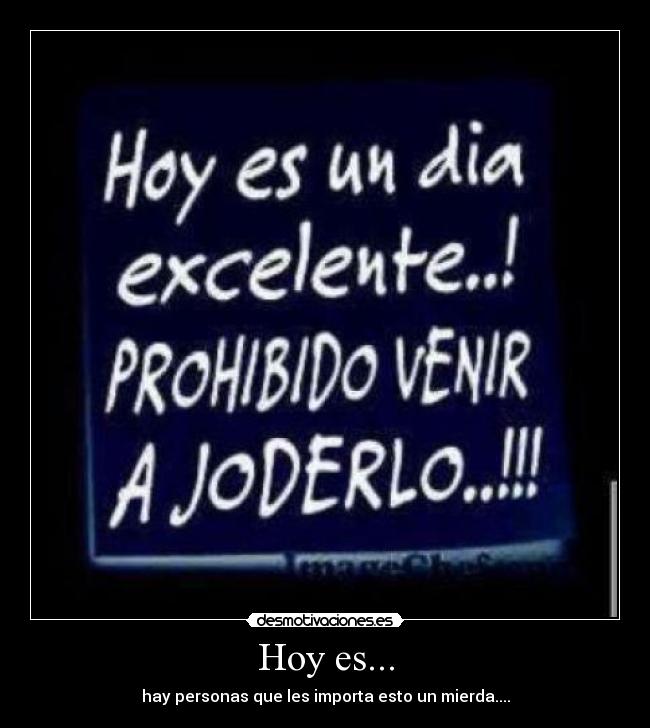 Hoy es... -