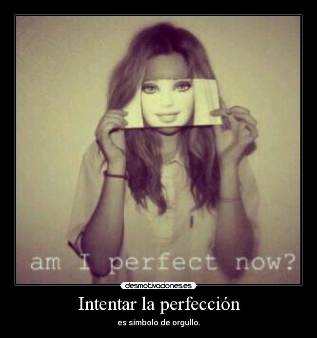 Intentar la perfección - 