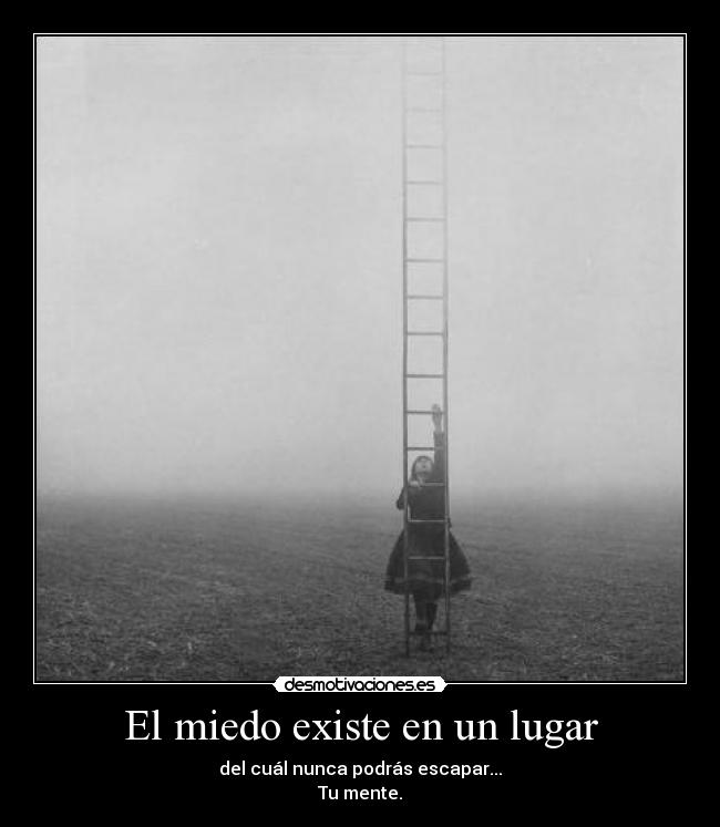carteles miedo mind desmotivaciones