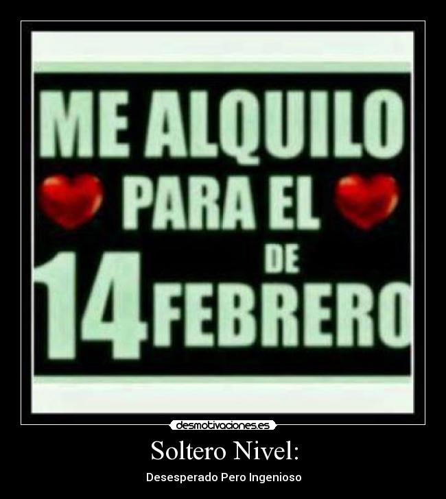 carteles soltero desesperado ingenioso desmotivaciones