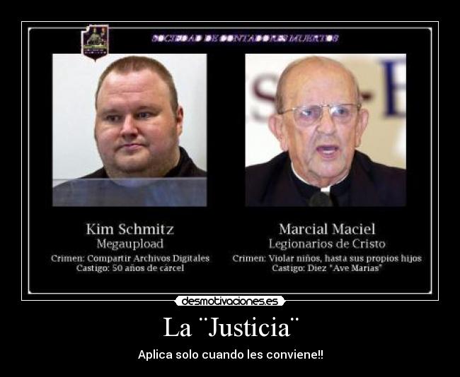 La ¨Justicia¨ - Aplica solo cuando les conviene!!