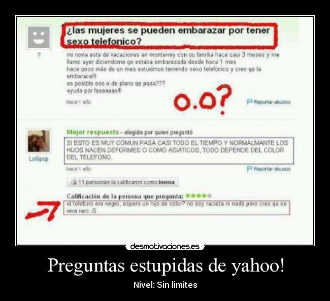 Preguntas estupidas de yahoo! - 