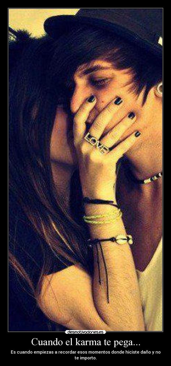 Cuando el karma te pega... -