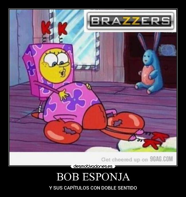 carteles bob esponja desmotivaciones