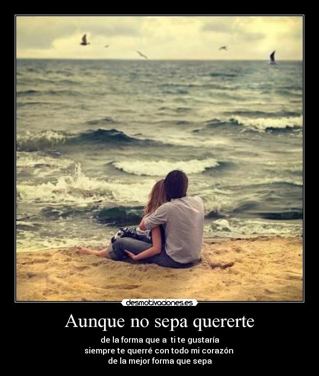Aunque no sepa quererte -