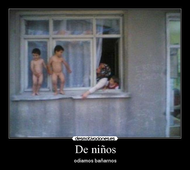 De niños -