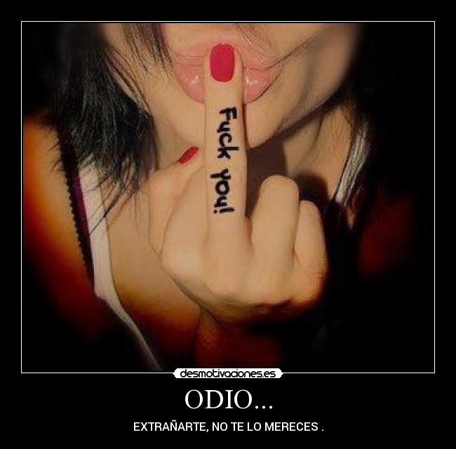 ODIO... -