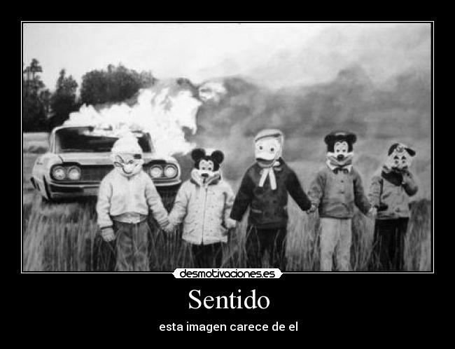 Sentido - esta imagen carece de el