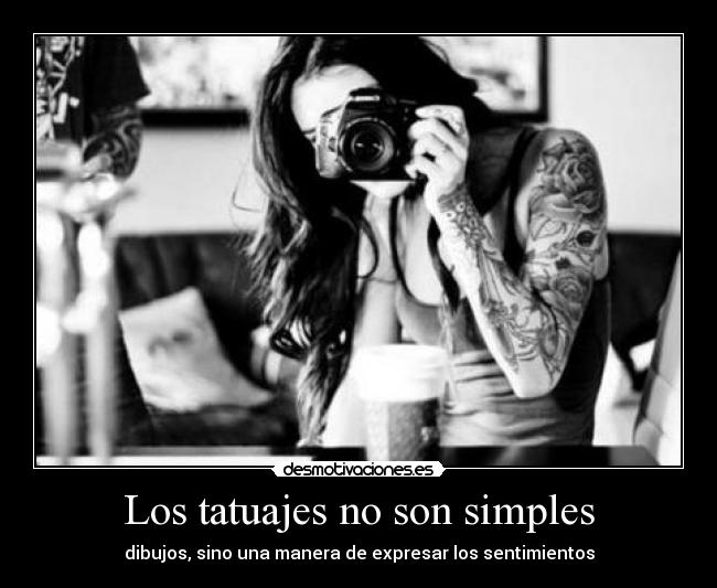 Los tatuajes no son simples - 