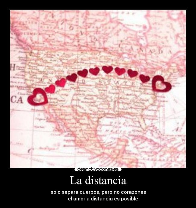 La distancia -