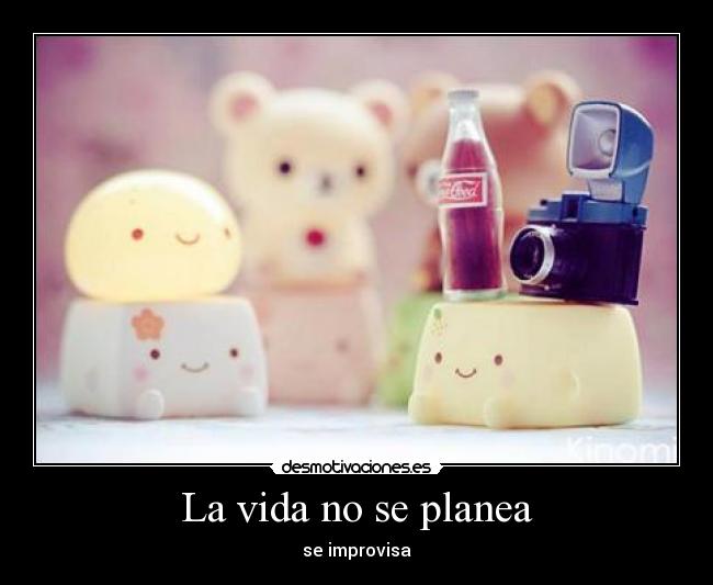 La vida no se planea -