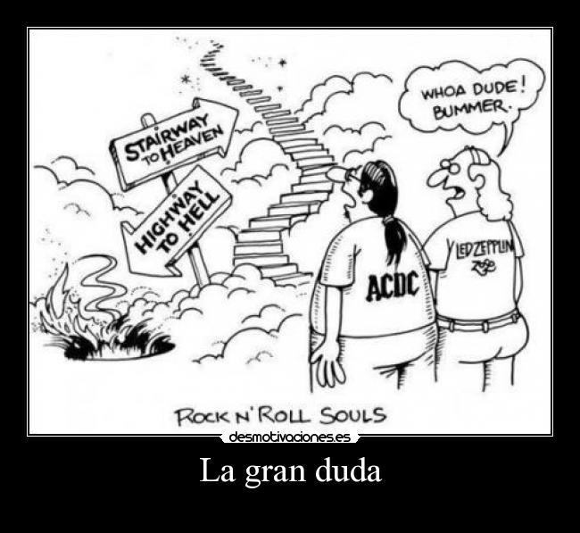 carteles acdc ledzeppling desmotivaciones