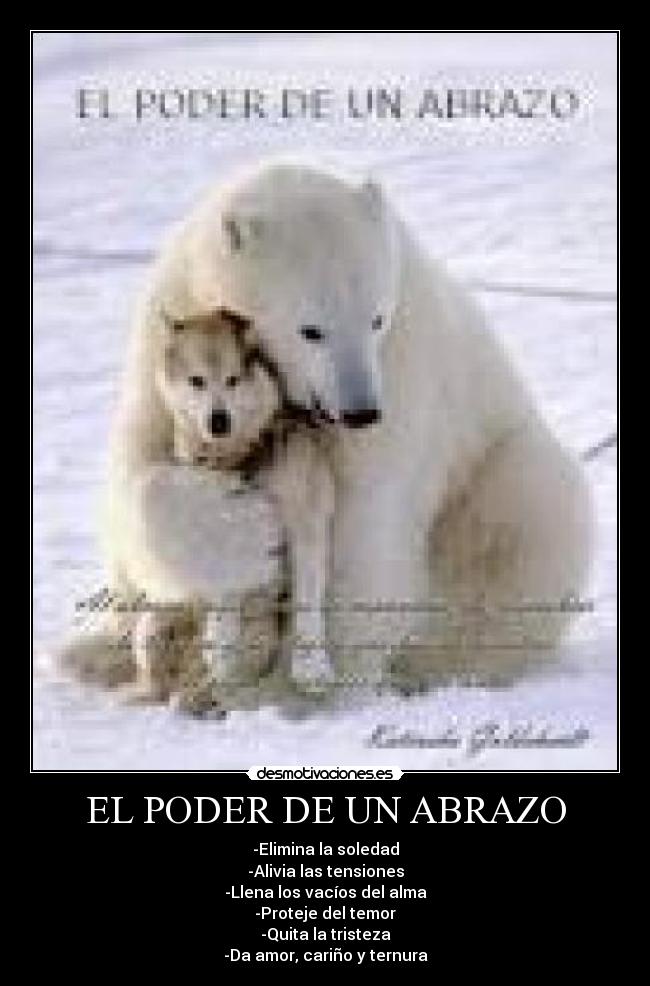 EL PODER DE UN ABRAZO -