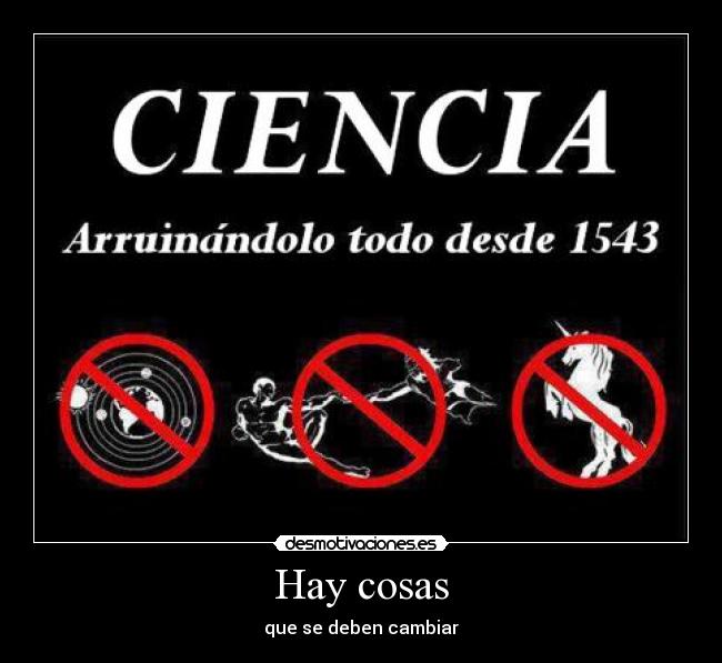 Hay cosas - que se deben cambiar