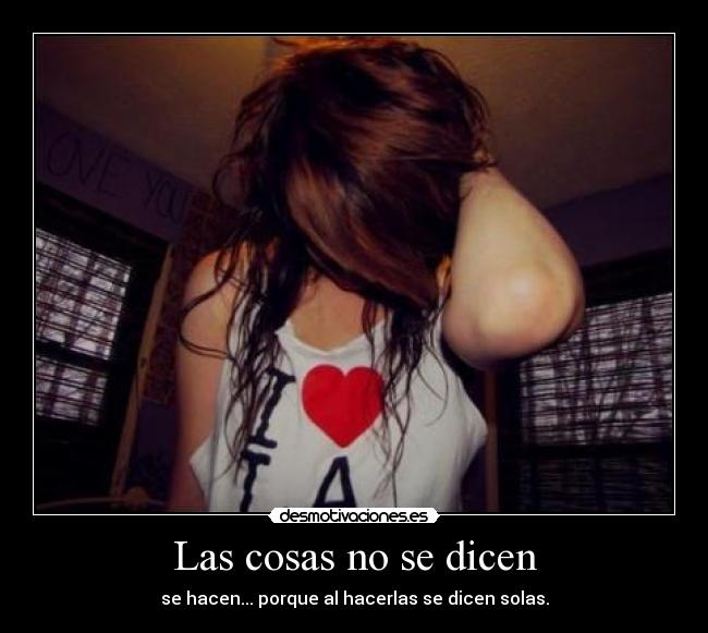 Las cosas no se dicen - 