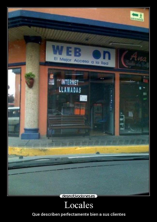 Locales - Que describen perfectamente bien a sus clientes