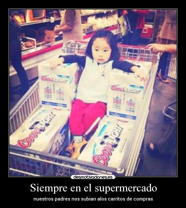 Siempre en el supermercado -