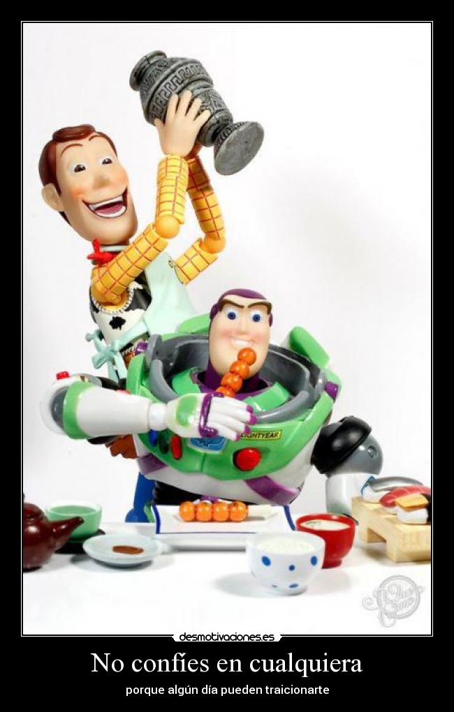 No confíes en cualquiera -