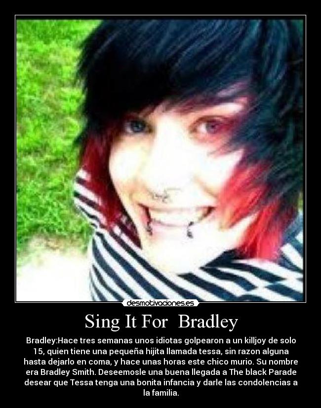 carteles sing for bradley desmotivaciones