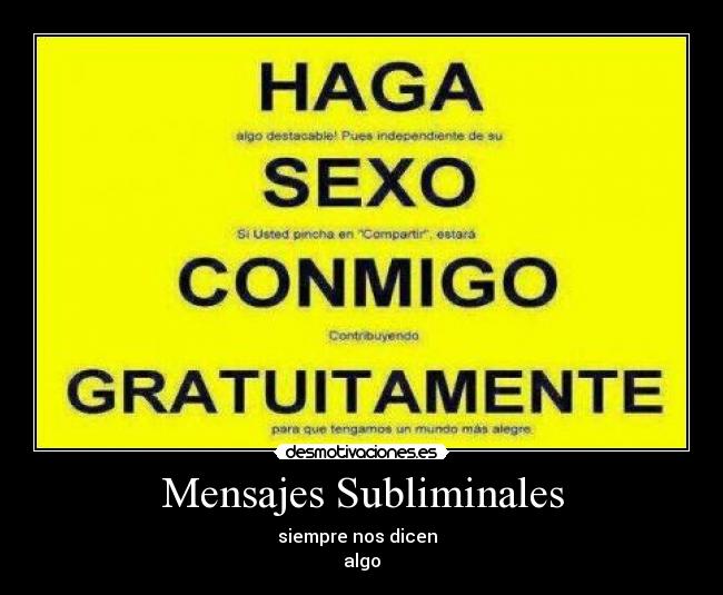 Mensajes Subliminales -