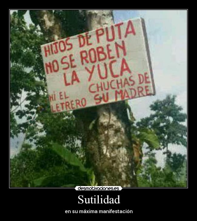 Sutilidad - en su máxima manifestación