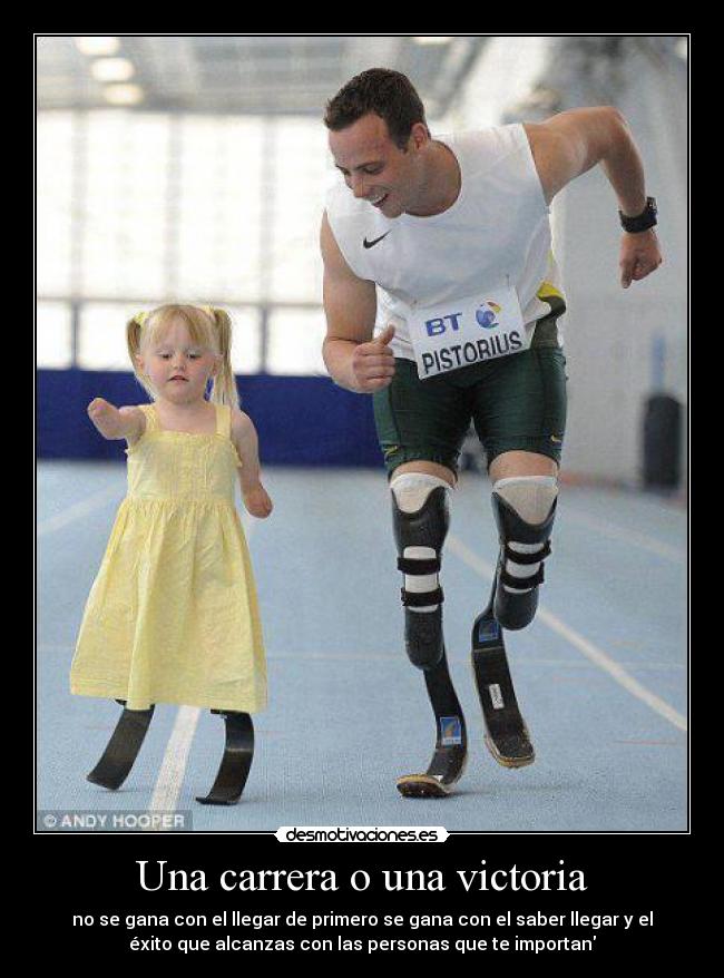 Una carrera o una victoria -