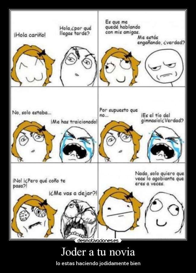 Joder a tu novia - lo estas haciendo jodidamente bien