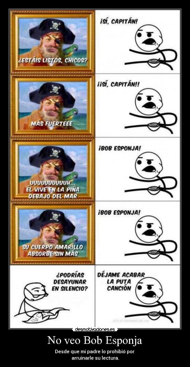 carteles bob esponja desmotivaciones