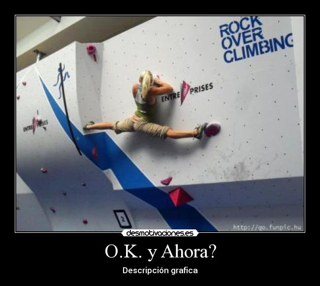 O.K. y Ahora? - Descripción grafica