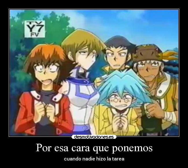 Por esa cara que ponemos -