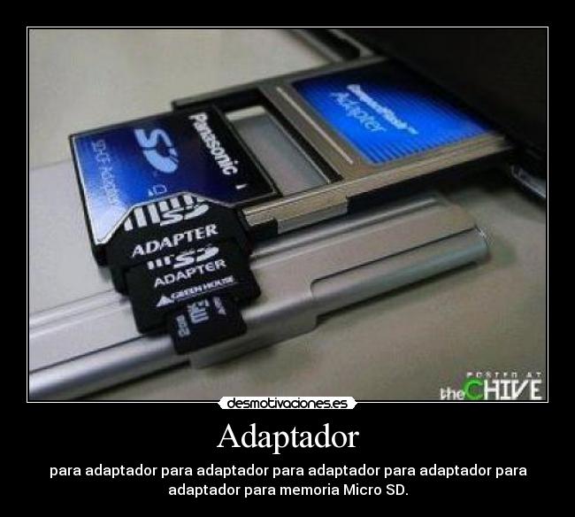 Adaptador - para adaptador para adaptador para adaptador para adaptador para
adaptador para memoria Micro SD.