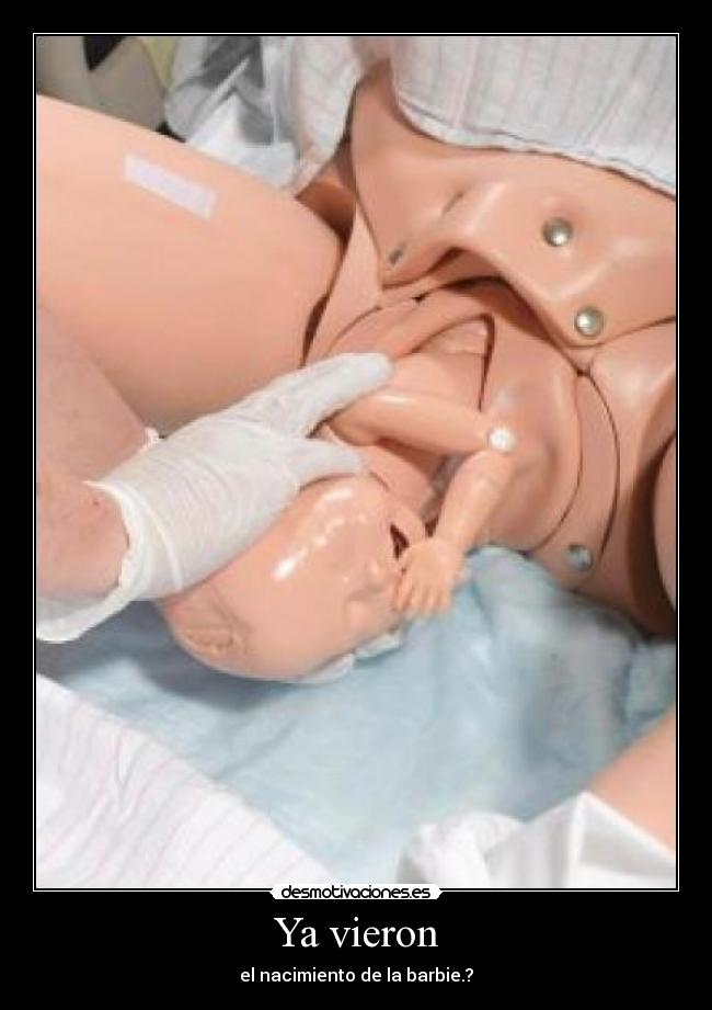 Ya vieron - el nacimiento de la barbie.?