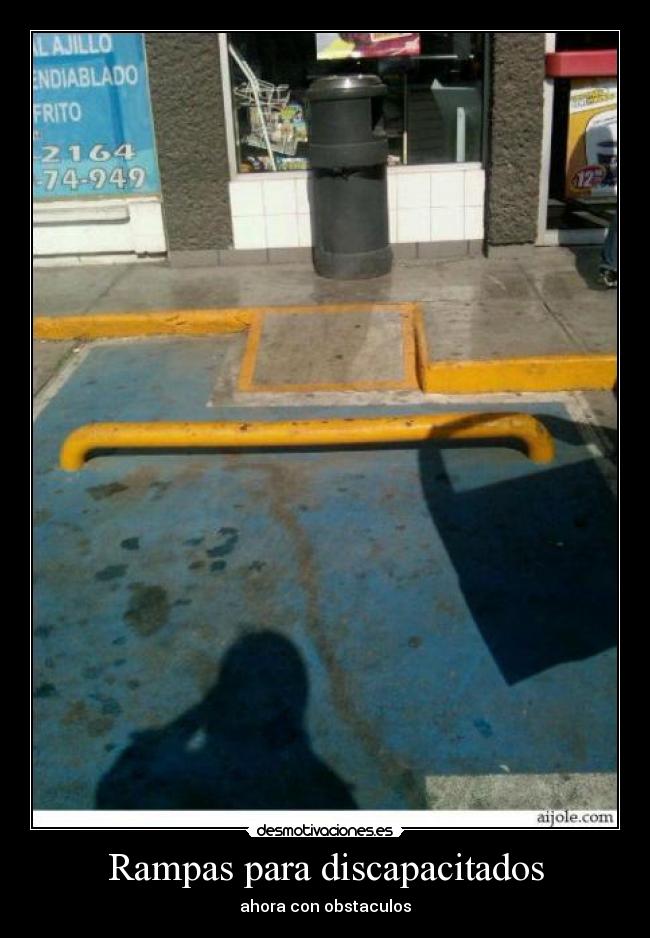 Rampas para discapacitados -