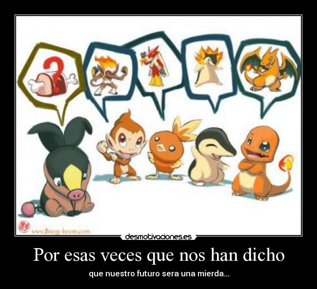 carteles charmander desmotivaciones