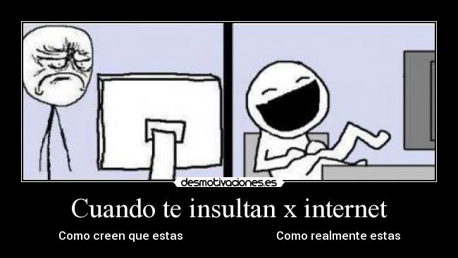 Cuando te insultan x internet - 