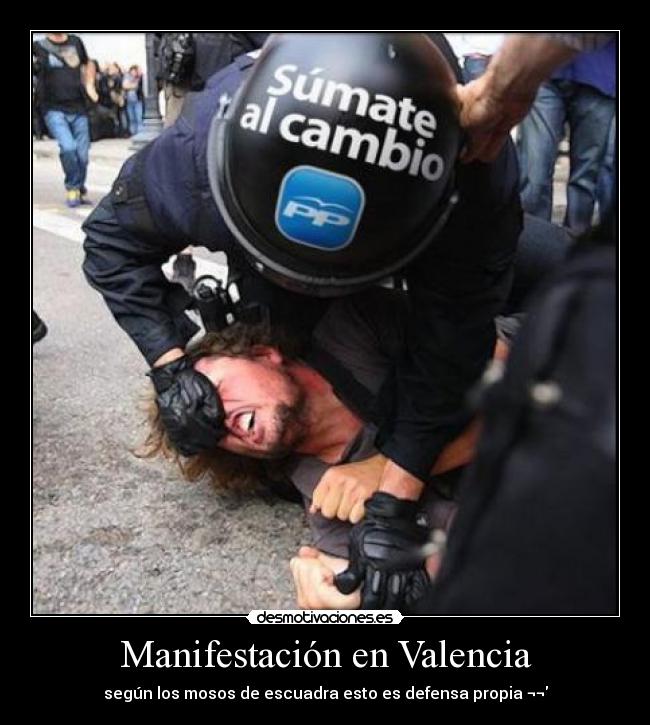 Manifestación en Valencia - 