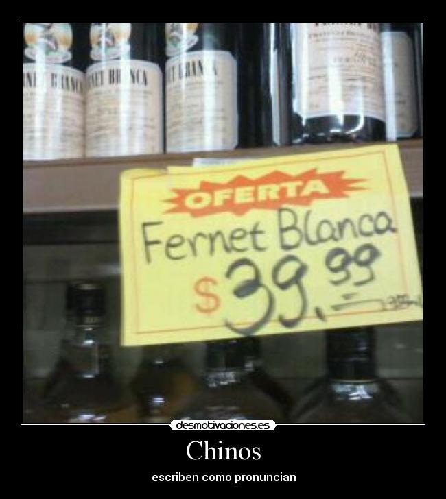 Chinos - escriben como pronuncian