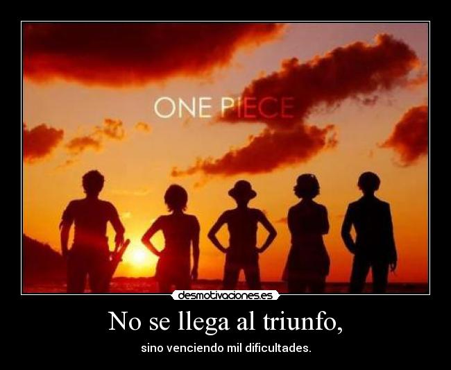 carteles one piece frase saque del diccionario luffy zoro nami sanji ussop desmotivaciones