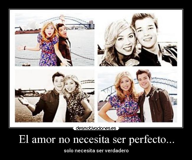 El amor no necesita ser perfecto... - solo necesita ser verdadero