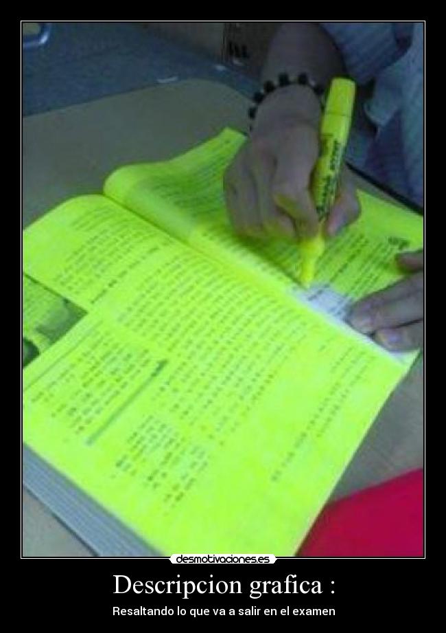 Descripcion grafica : - 