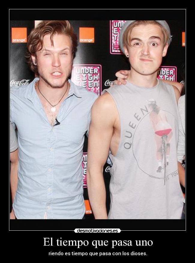 El tiempo que pasa uno - riendo es tiempo que pasa con los dioses.