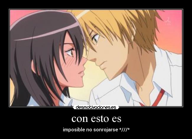 con esto es - imposible no sonrojarse *///*