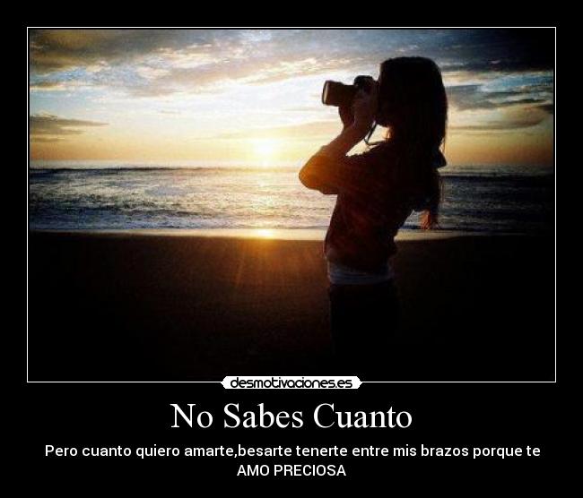 No Sabes Cuanto - 