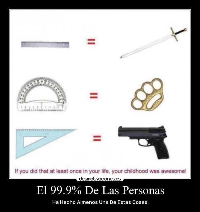 El 99.9% De Las Personas -