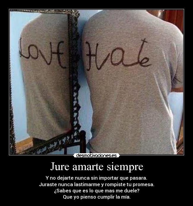 Jure amarte siempre - 