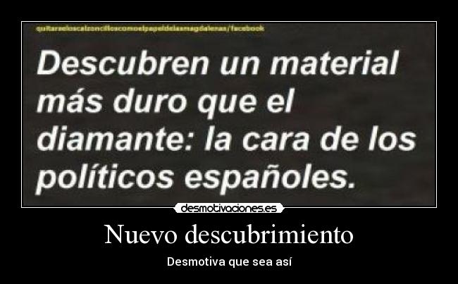 Nuevo descubrimiento -