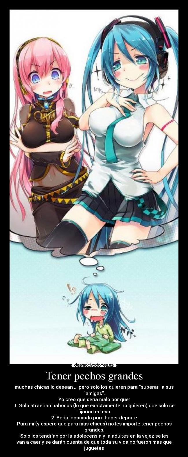 Tener pechos grandes - 