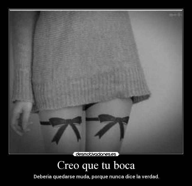 Creo que tu boca - 