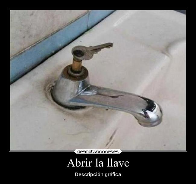 Abrir la llave - Descripción gráfica